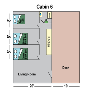 3 Bedoom Cabin - Cabin 6