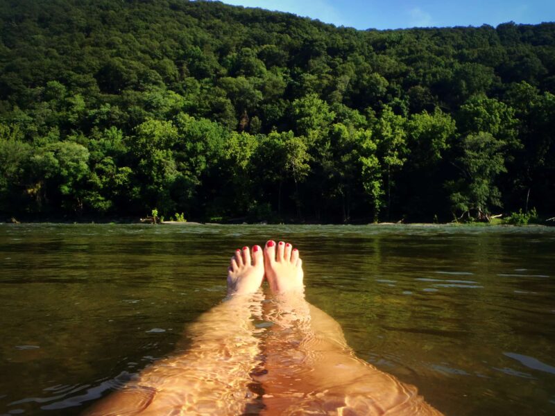 Late Summer River Float Trip, Complete with Food and Drink